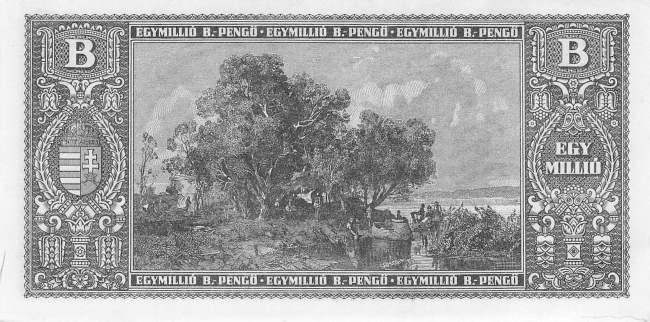 Ungarn 1 Millionen B Pengo 1946 p.134